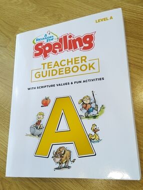 A Reason for Spelling Level A Teacher Guidebook - White & Yellow Cover